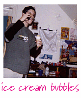 james from tar blowing bubbles